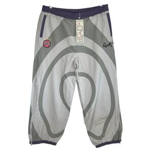 KidSuper Ronaldinho Windbreaker Pants Mens XL Baggy Oversize Sports Soccer NWT